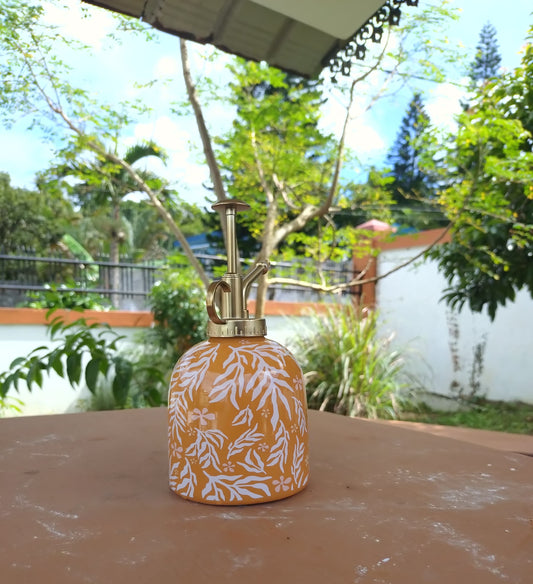 Summer Leaf Print Ceramic Plant Mister