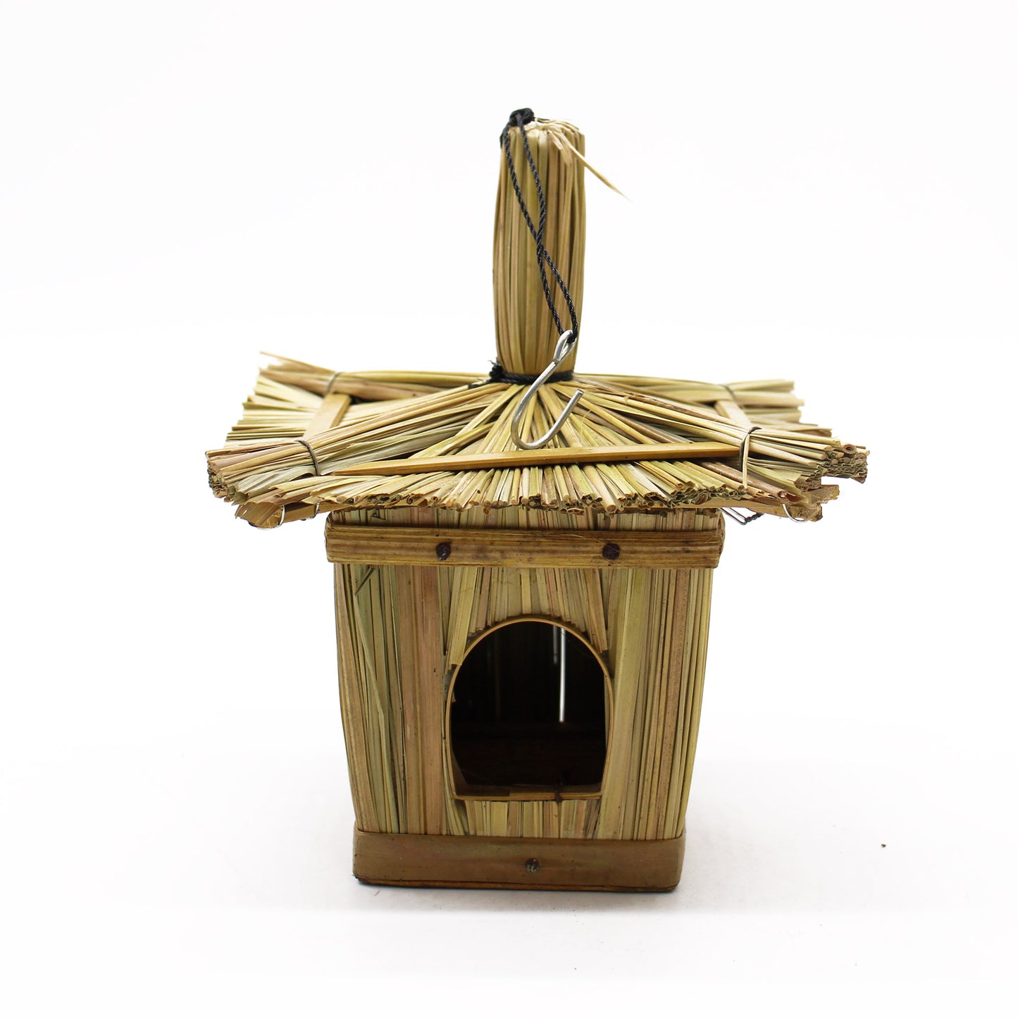 Small Square Seagrass Bird Box
