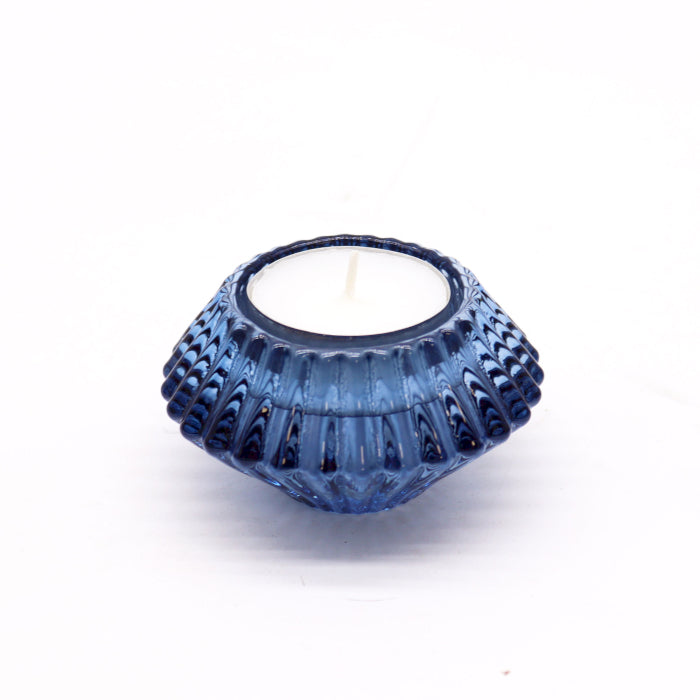 Two way candle holder - Royal Blue