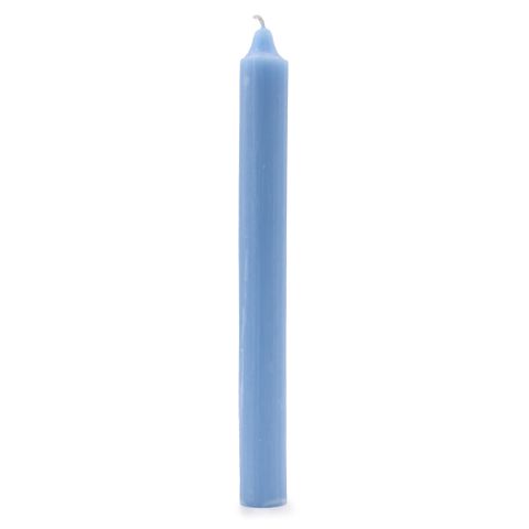 Solid Colour Dinner Candles - Rustic Sea Blue