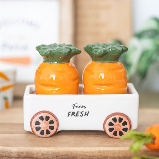 Carrot Salt and Pepper Shaker