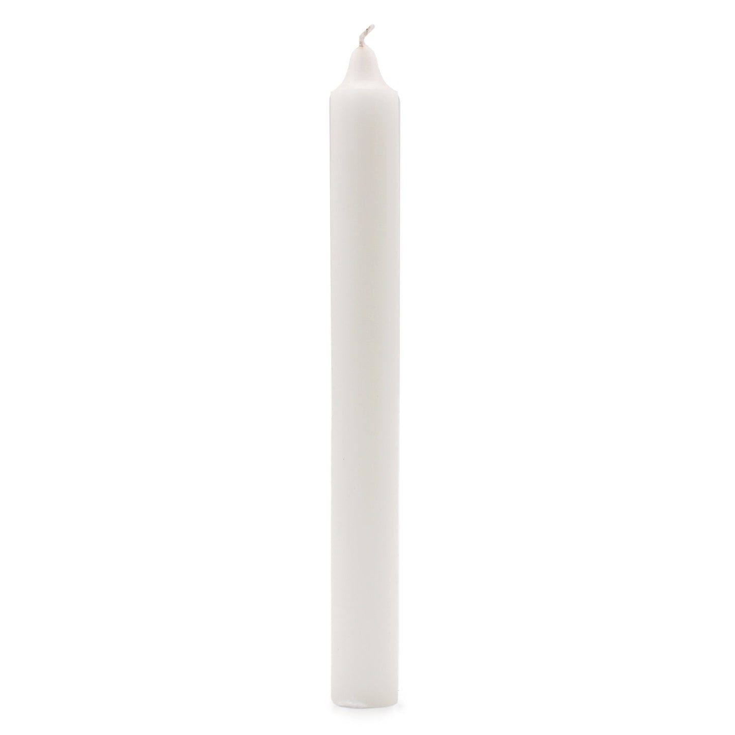 Solid Colour Dinner Candles - Rustic White