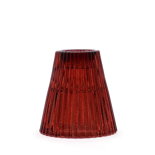 Flip Dinner Candle / Tealight Holder - Ruby Red